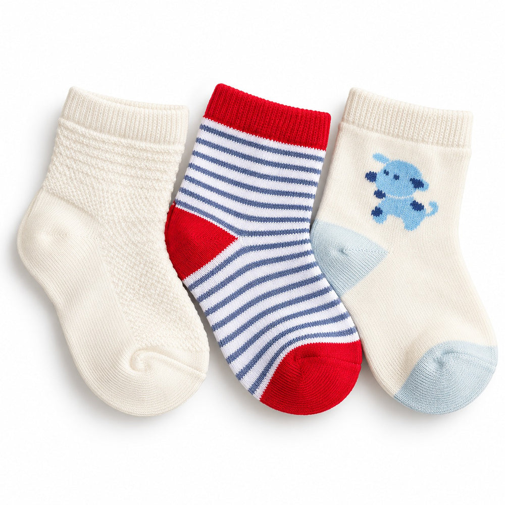 Boy & Girl Socks 3 pc Pack (1-2Y)