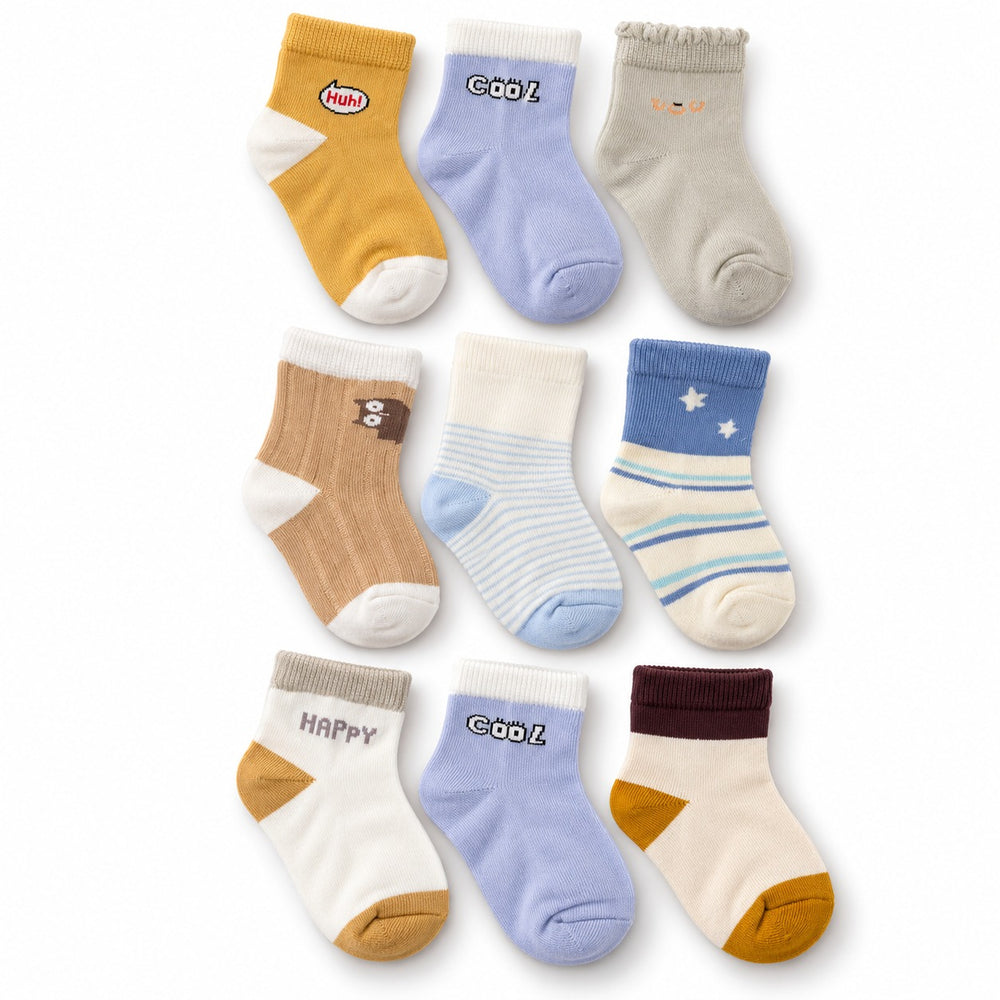Boy & Girl Socks 3 pc Pack (2-4Y)