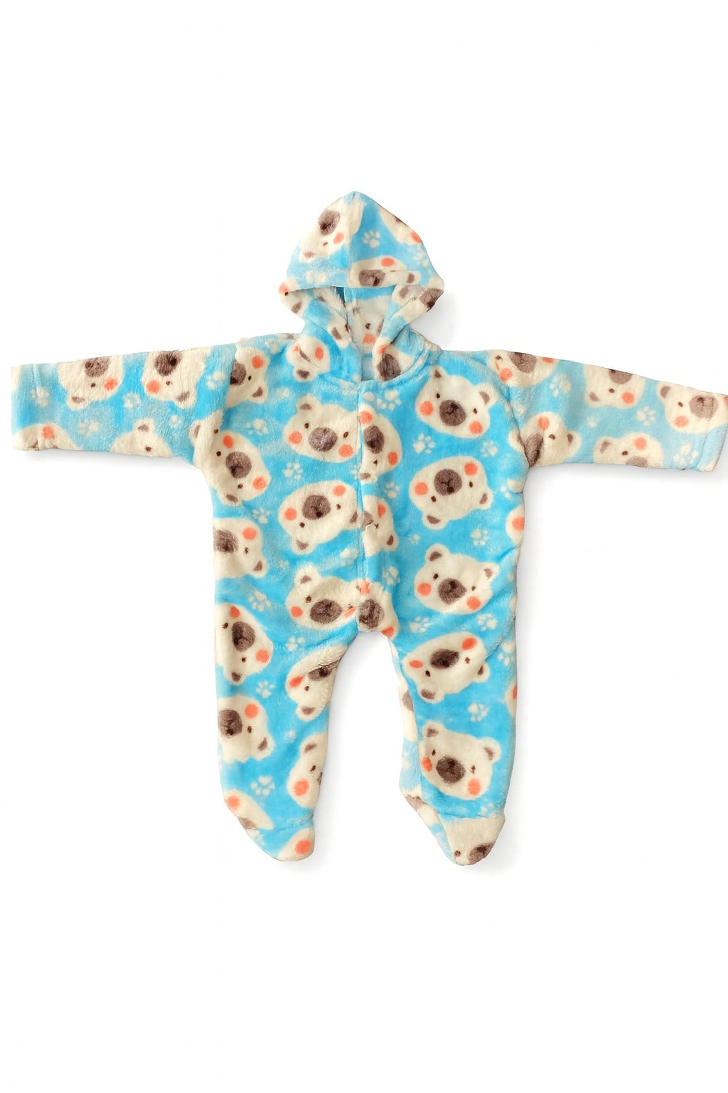 Infant Velour Romper (0-9M)