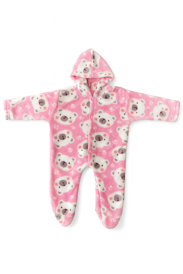 Infant Velour Romper (0-9M)