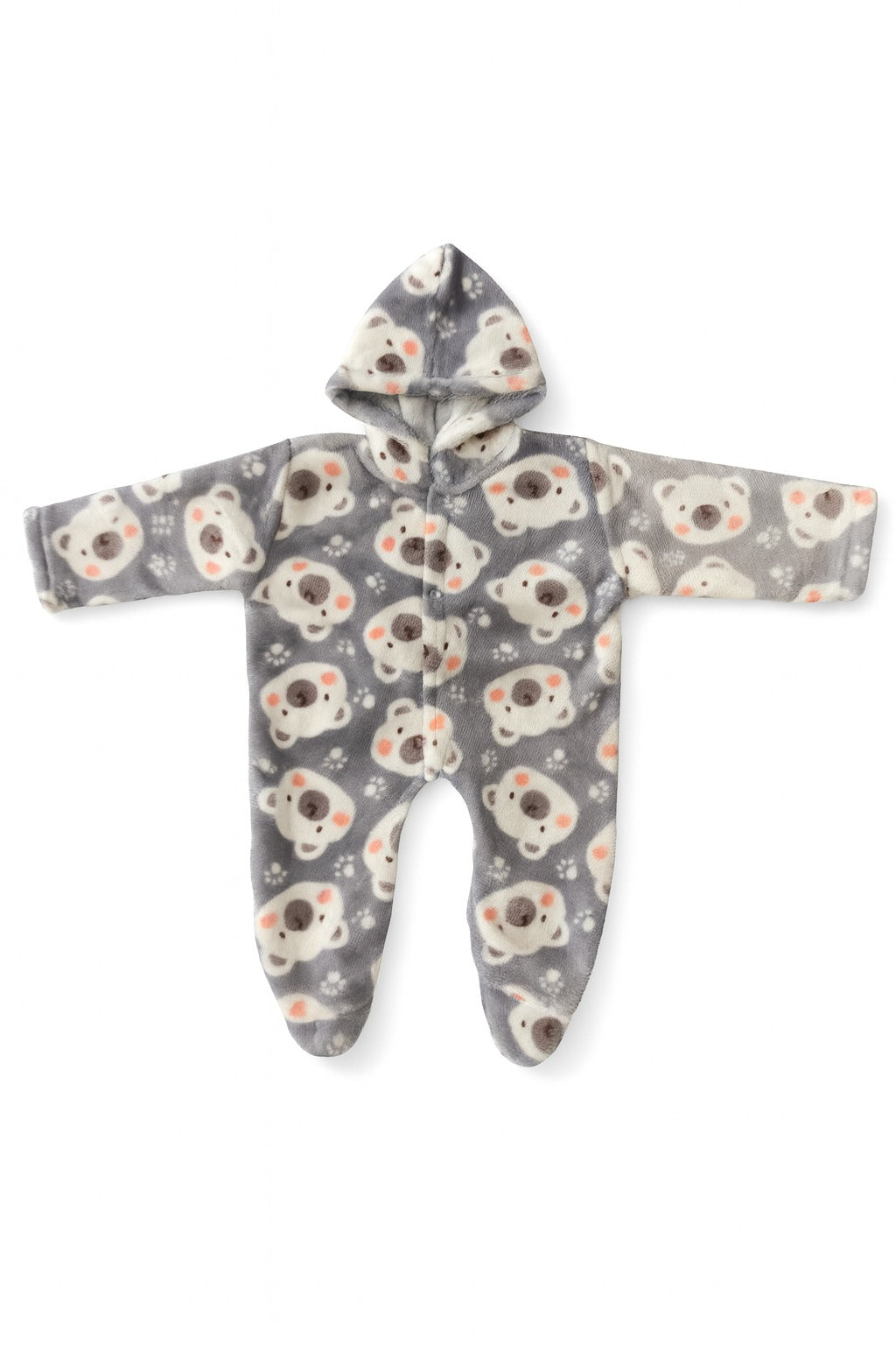 Infant Velour Romper (0-9M)