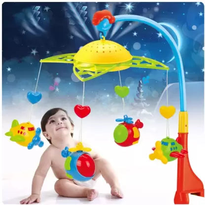Holder rotating crib plane fairyland baby music bed bell-Cot Mobile