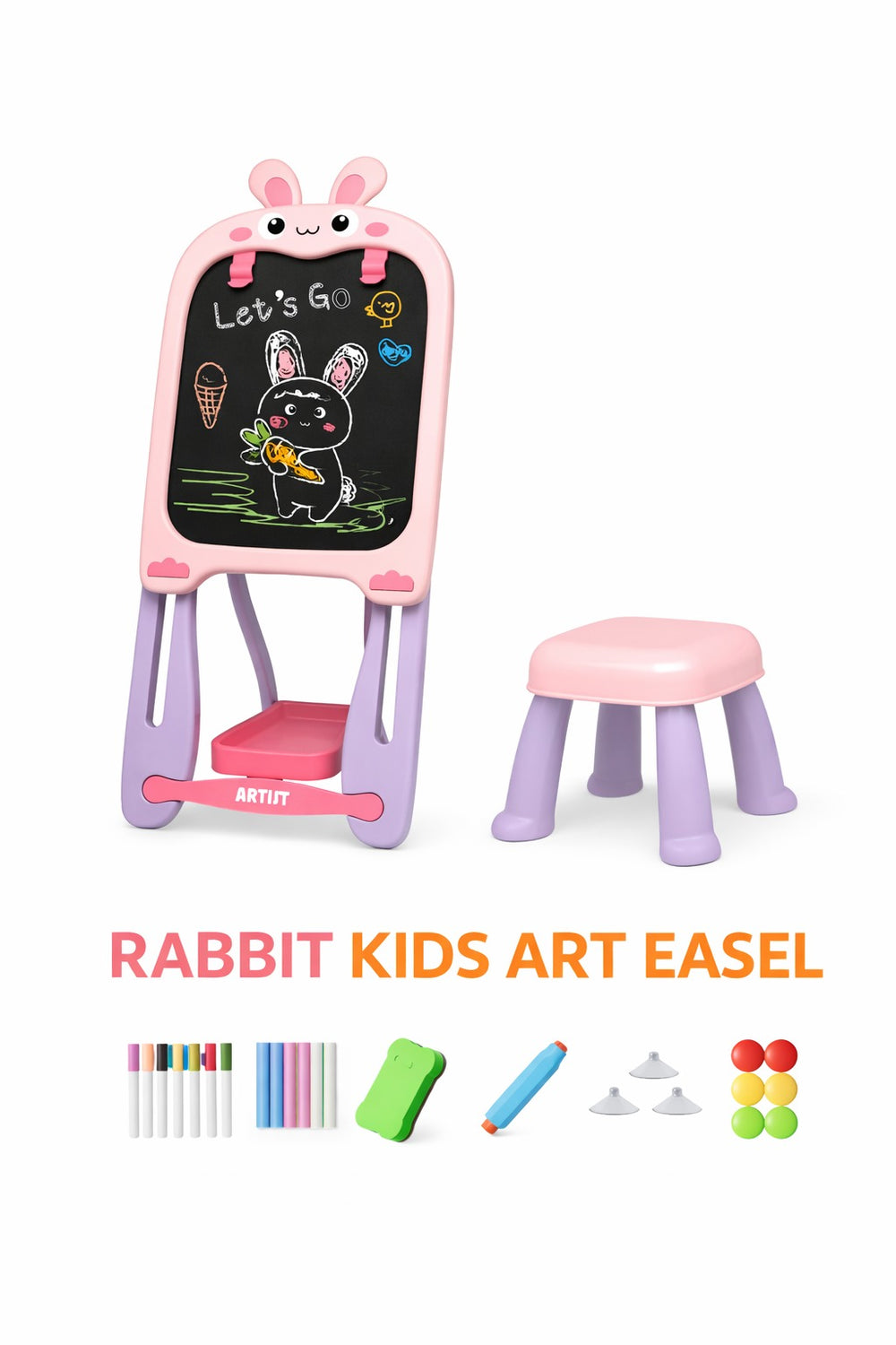 Magnetic Drawing Board with Chair - W2001-1