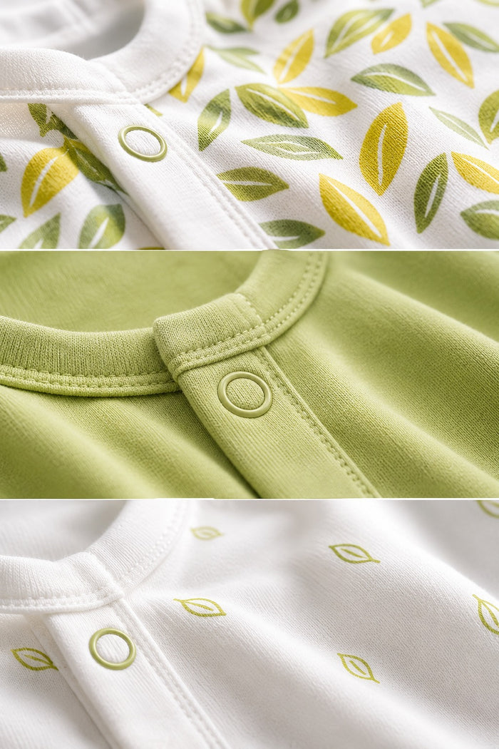 Pack of 3 Nature Sleepsuits (0-24M)