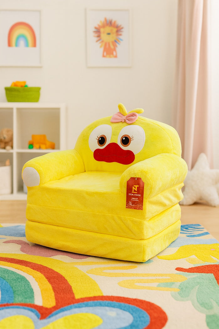 3 layered Character Sofa+Bed Yellow Duck