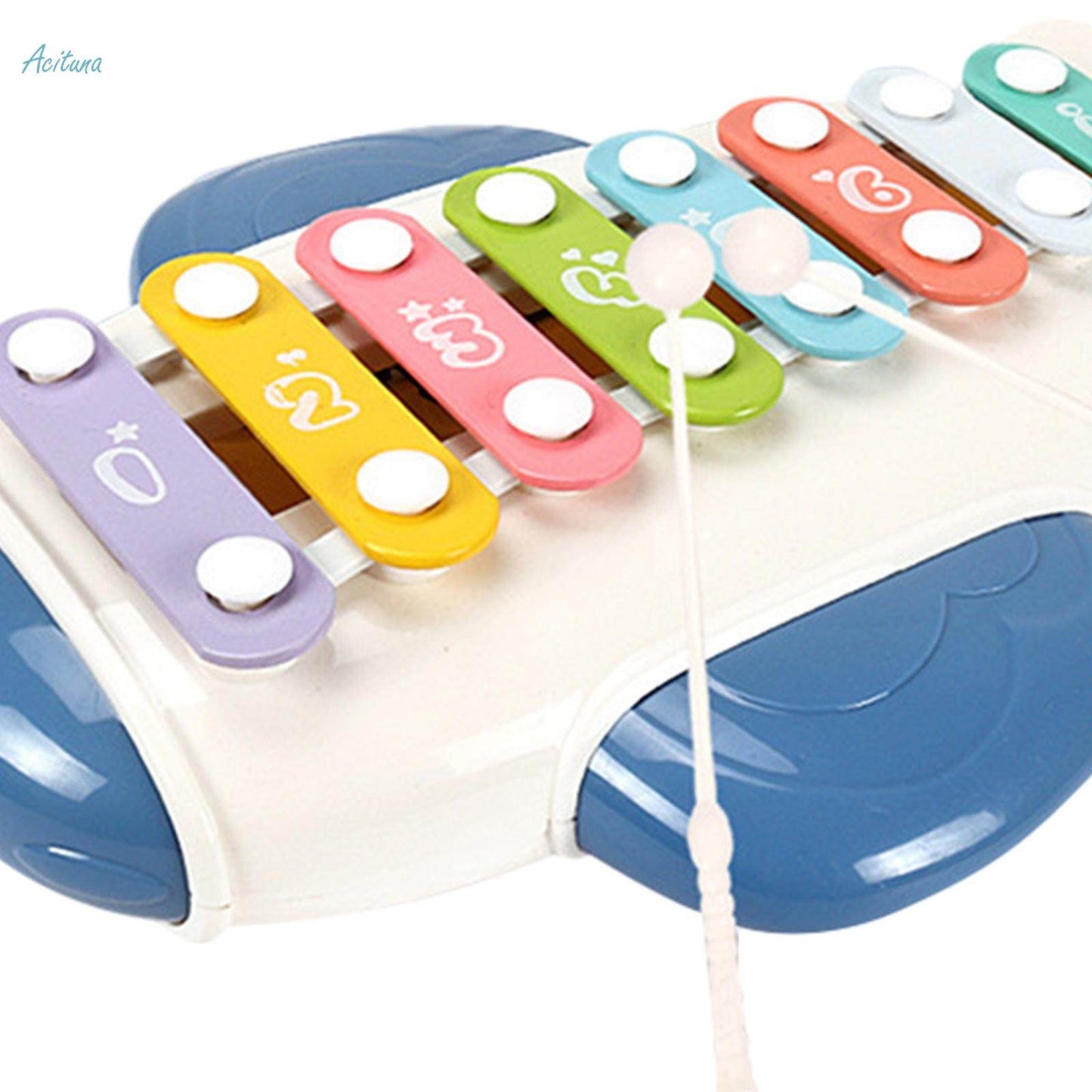 Airplane Xylophone Metal Keys Smooth Notes Glockenspiel Xylophone-668-156N