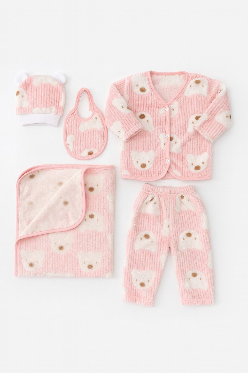 5 Piece Winter Premium Starter Set - (0-3M)