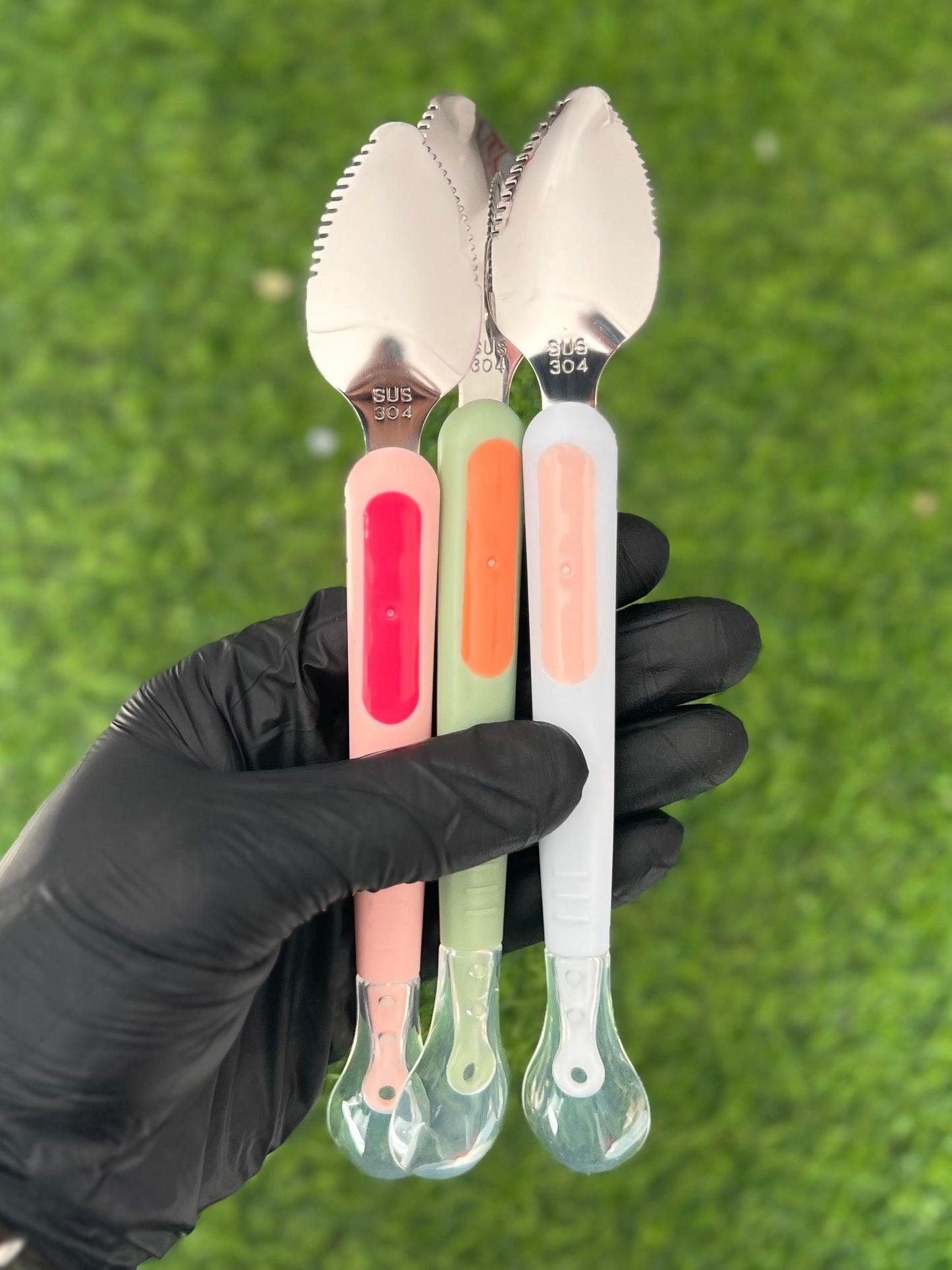 FE128-Scrapping Spoon Double Sided