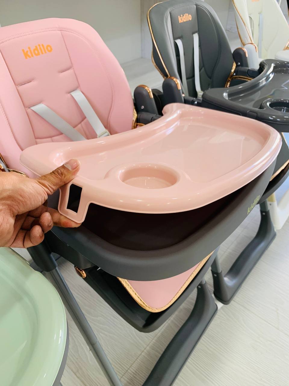 Kidilo Baby High Chair for Feeding Children-AQ-8122