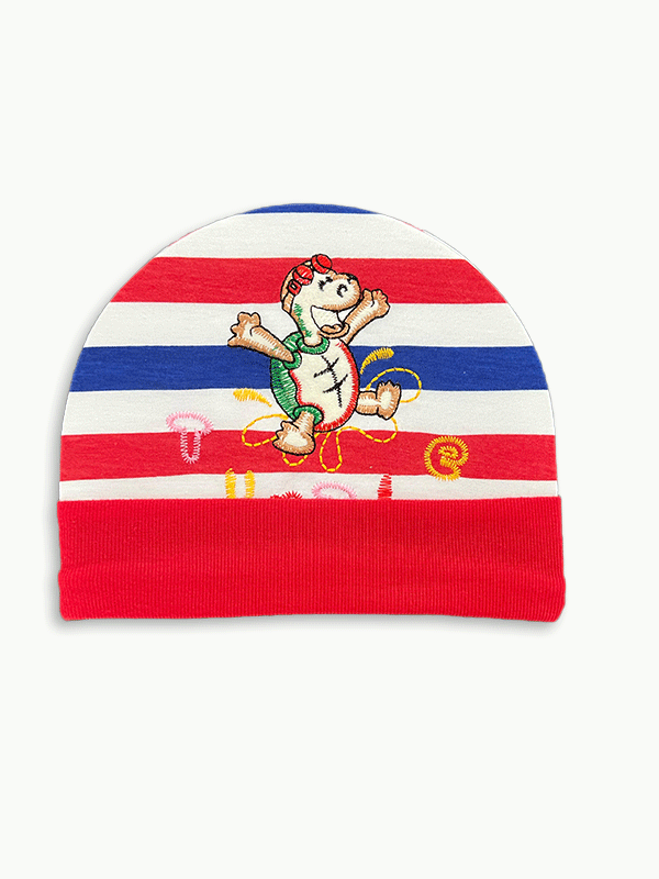 Striped Cotton Caps