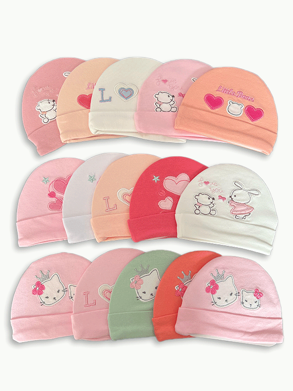 Assorted Baby Girl Caps