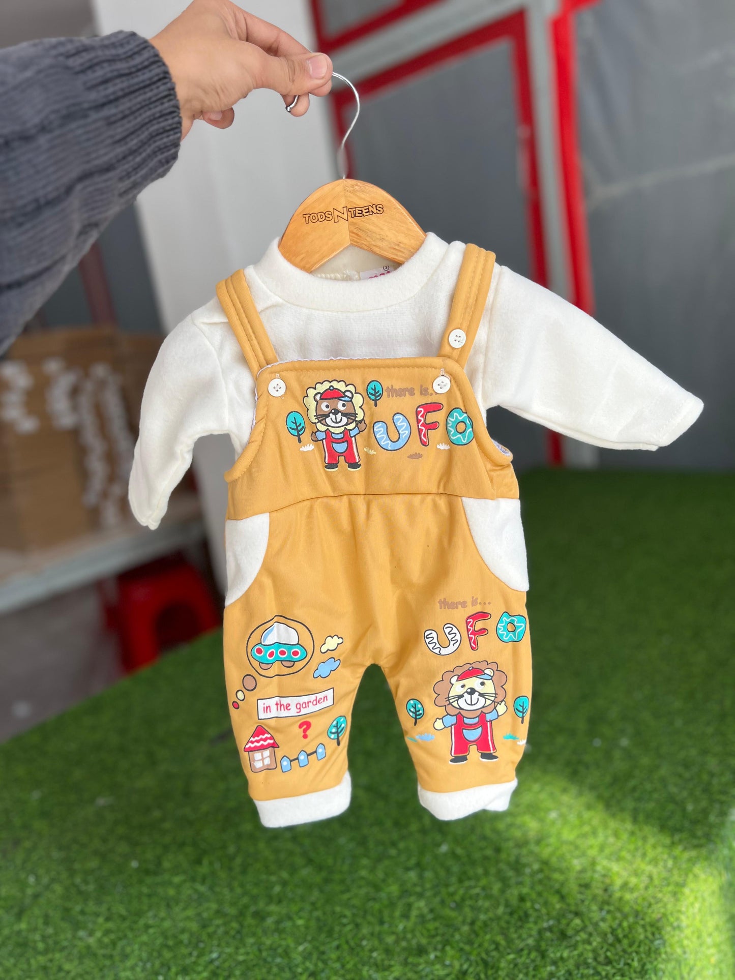 RL024-Winter Dress (0-3M)