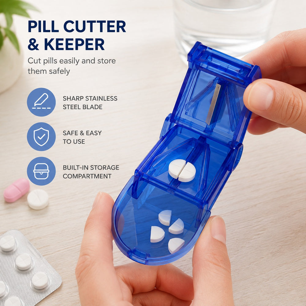 Pill Cutter & Keeper