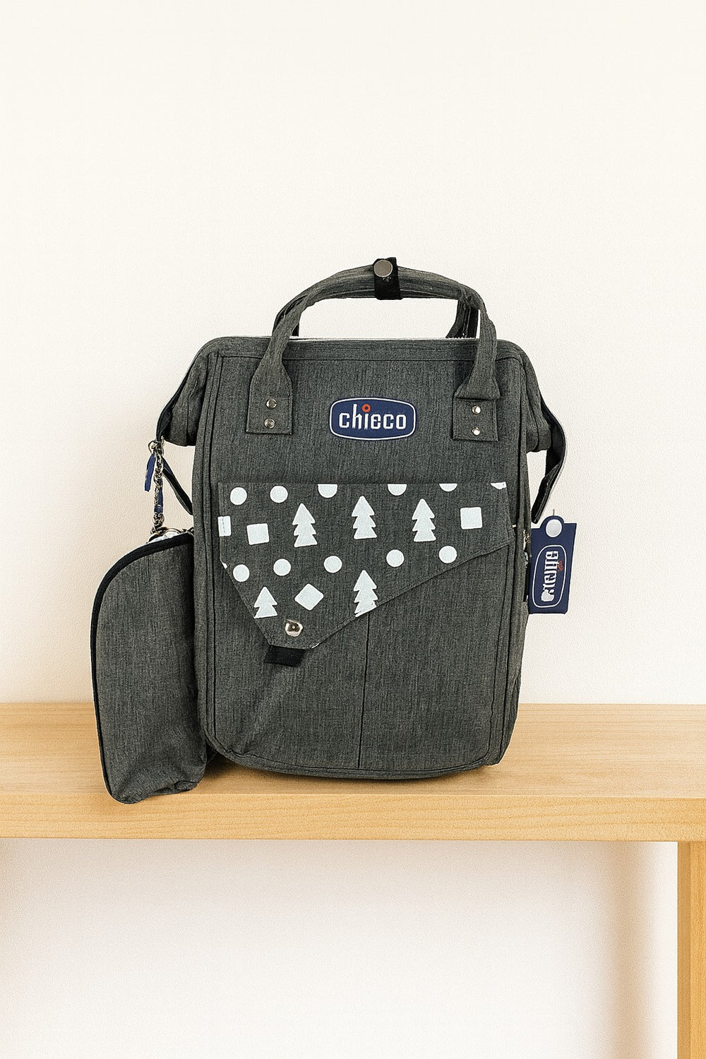 DB229-Chicco Tas Backpack For Mothers-GREY