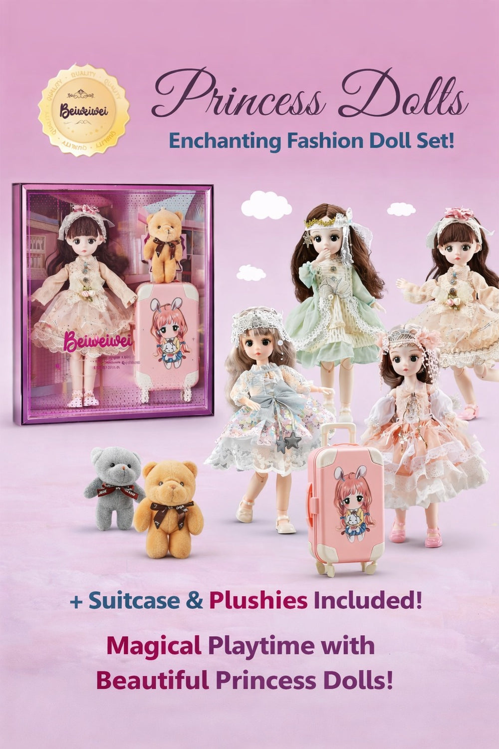 Princess Doll Set - 1411-C