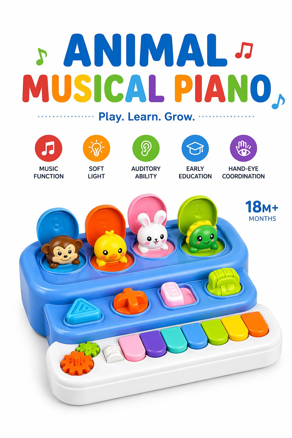 2-in 1 Electronic Piano - 8017B