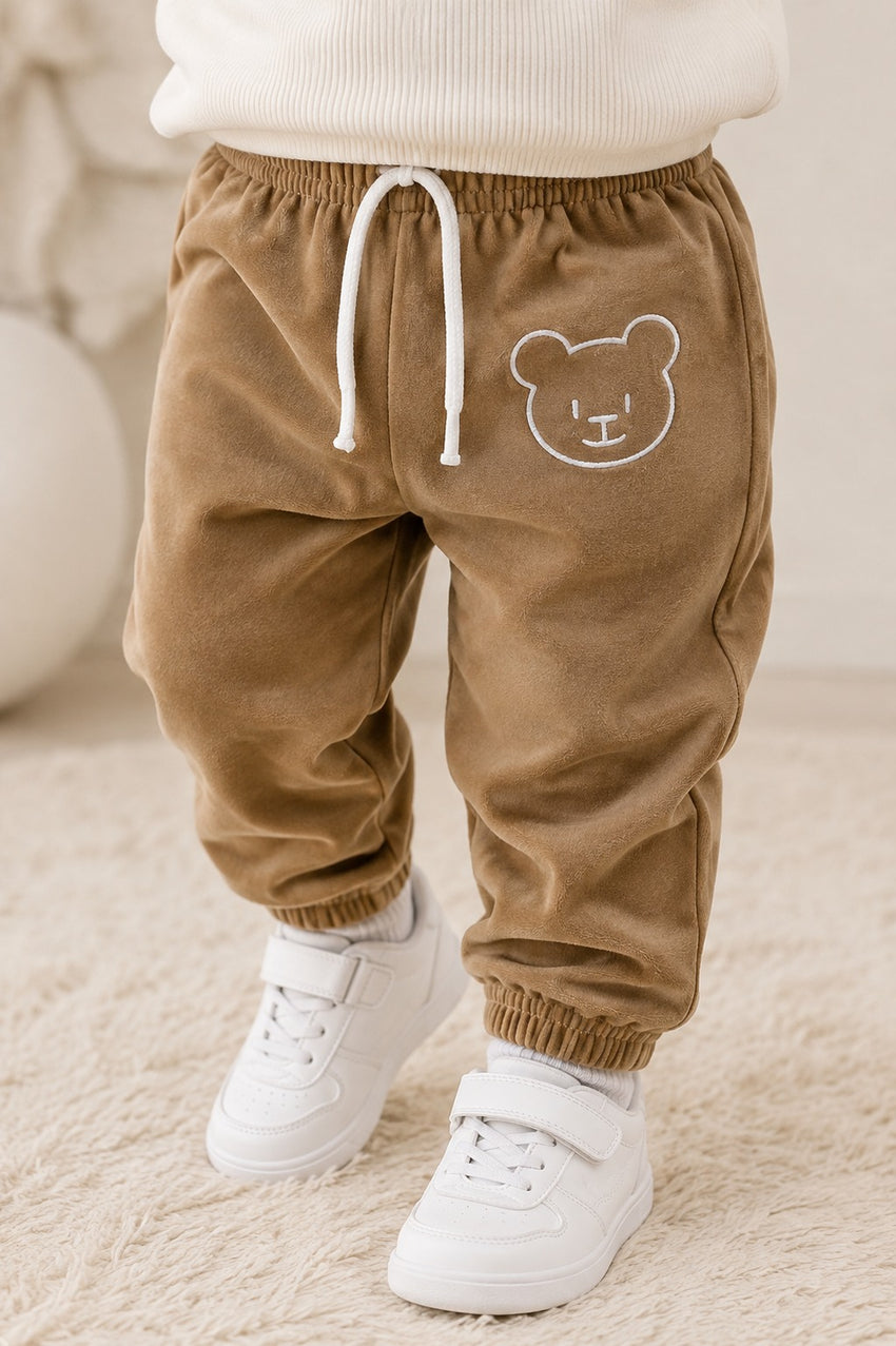 Velvet Trouser (9-24M) - Skin