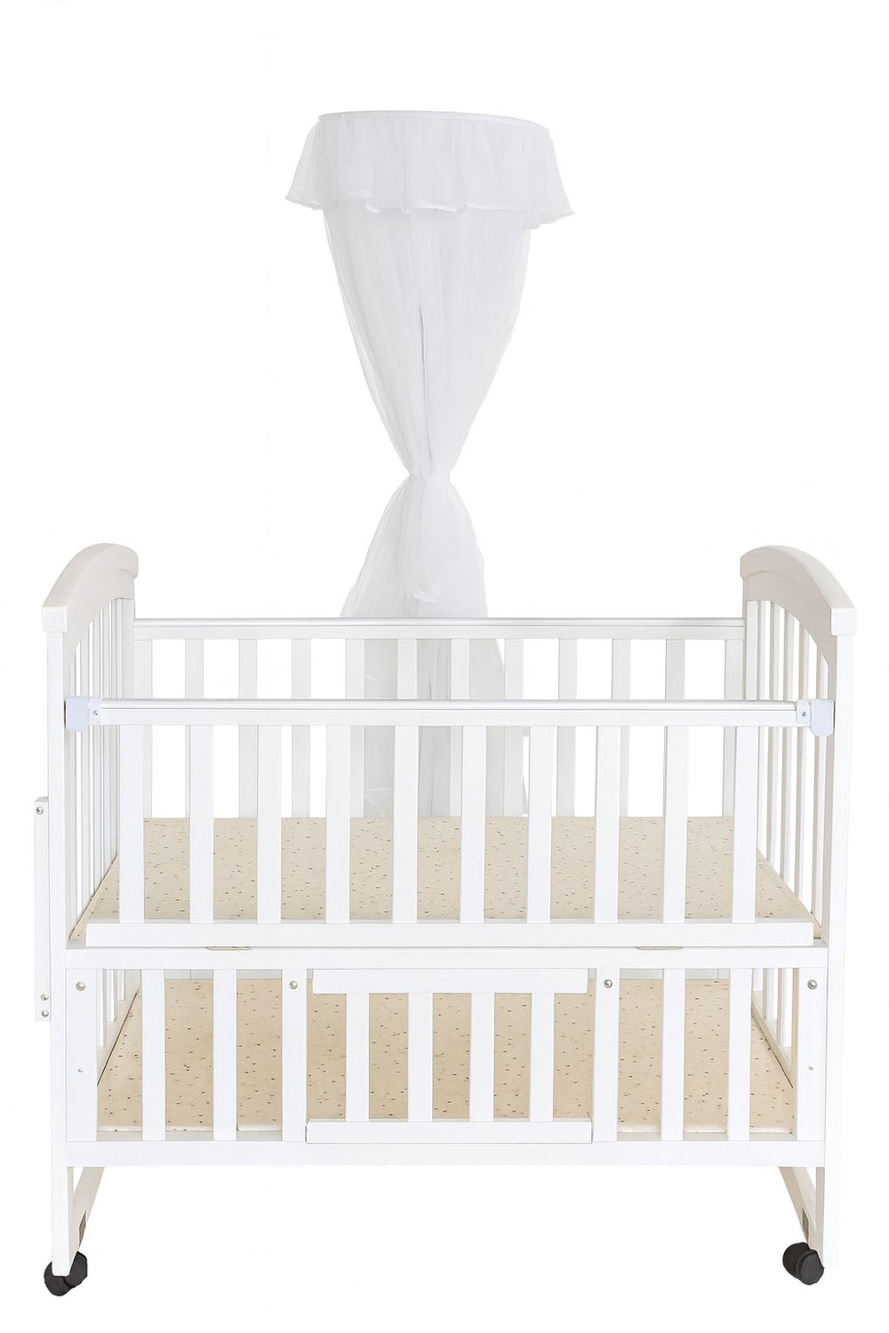 Premium Baby Wooden Cot With Multfunctions - Imported - BZ-883