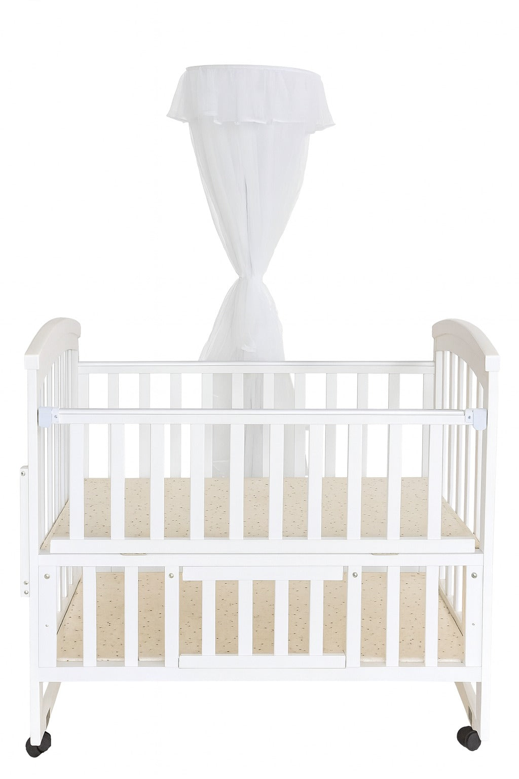 Premium Baby Wooden Cot With Multfunctions - Imported - BZ-883