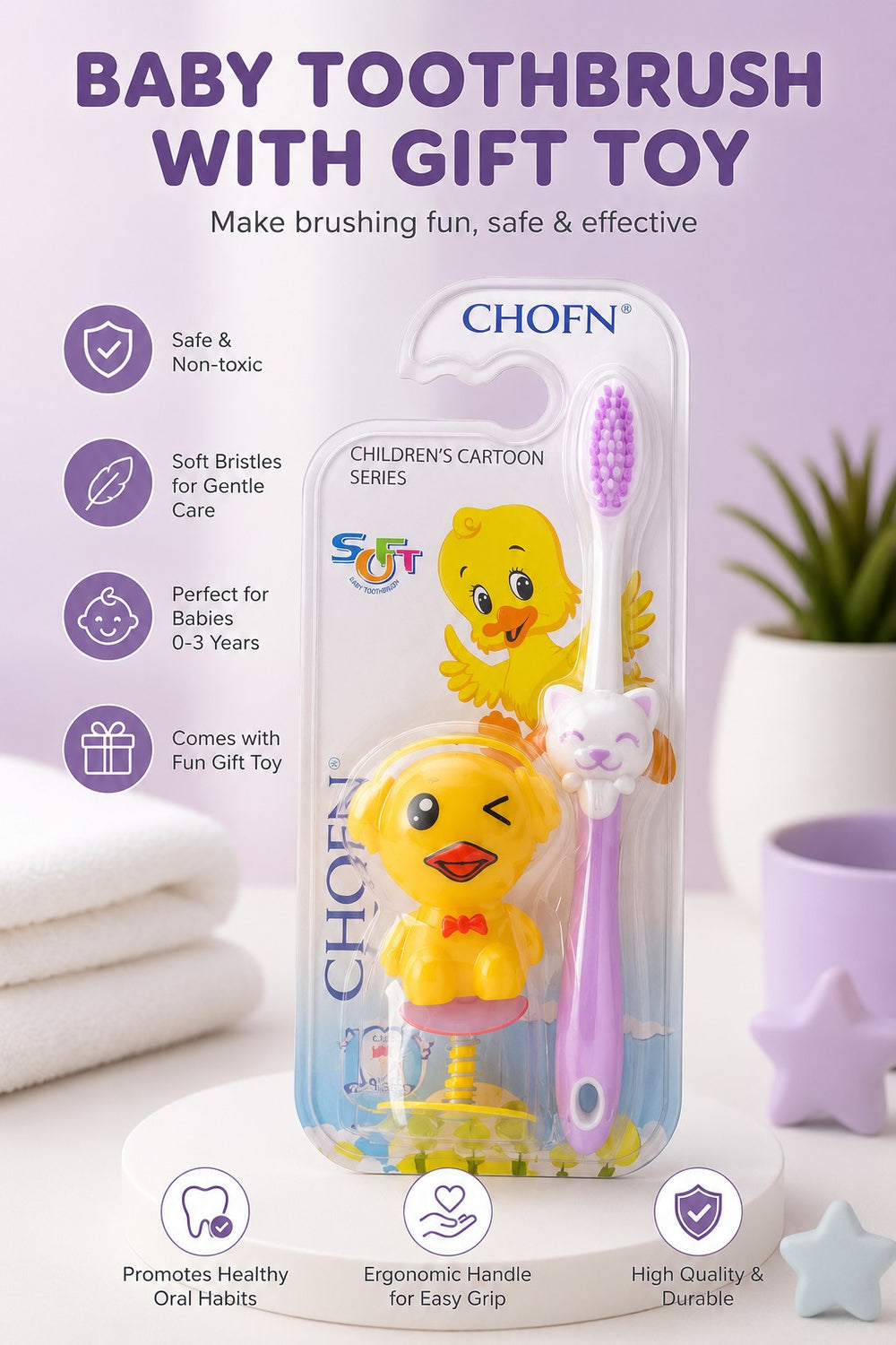 FE92-Toothbrush with Toy