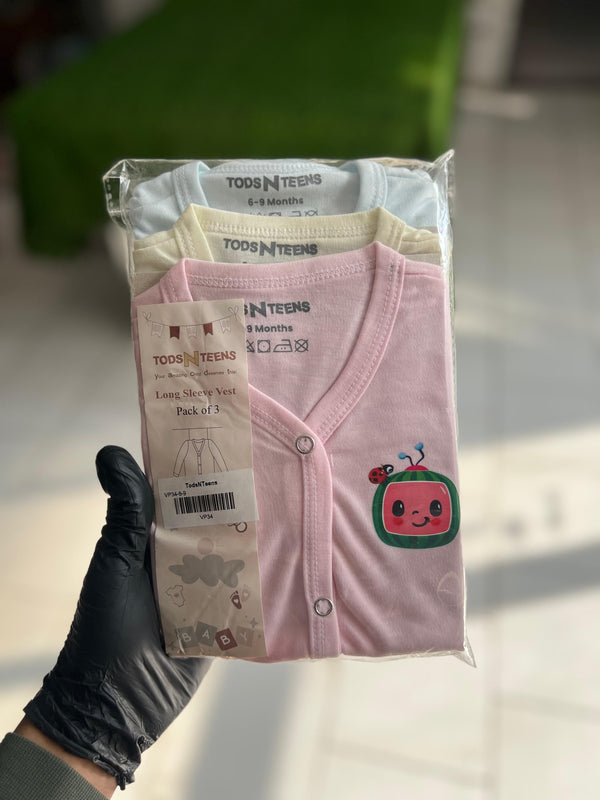 VP34-Pack of 3 Character Vest (0-9M)