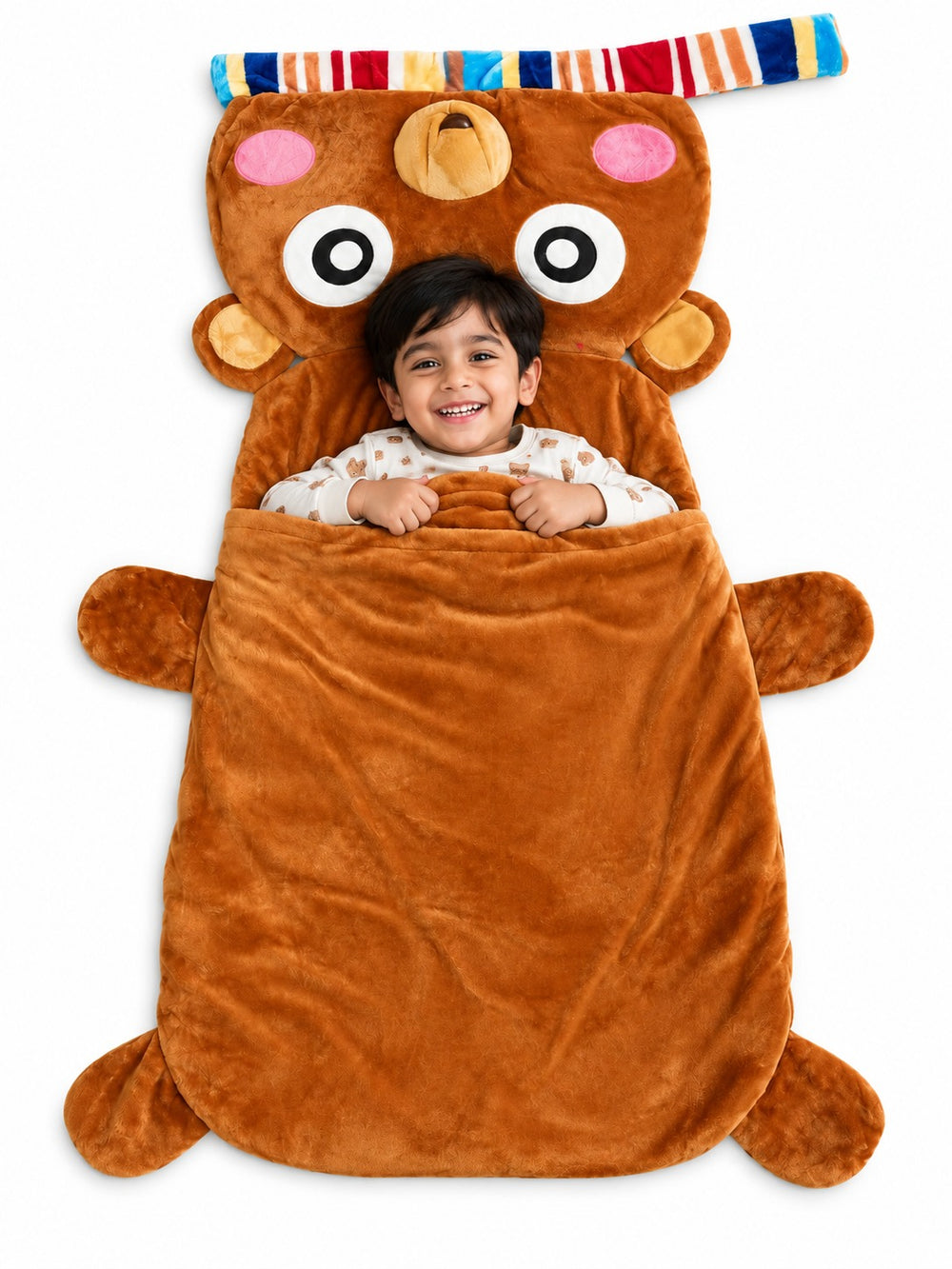 Cute Plush Swaddle Sleeping Sack (1-5Y)