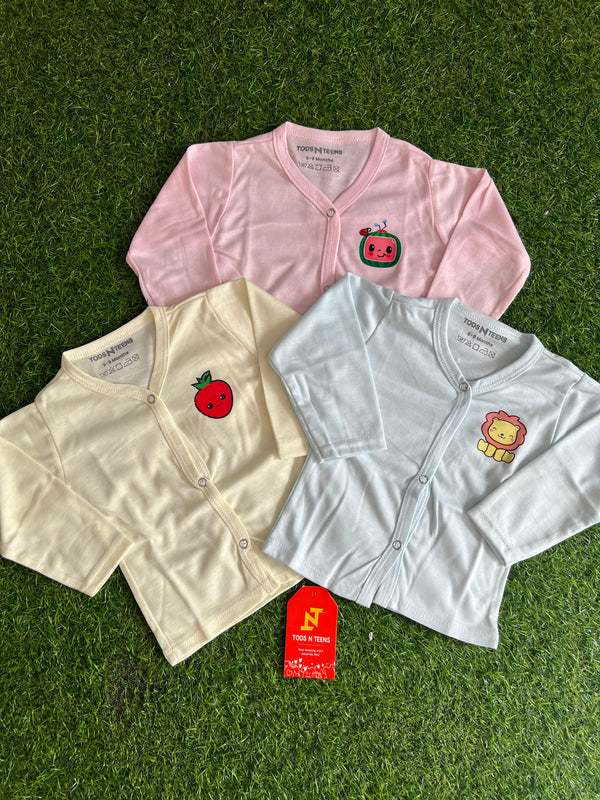 VP34-Pack of 3 Character Vest (0-9M)