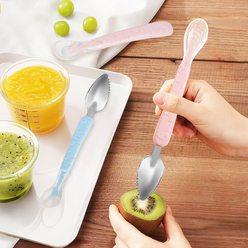 FE128-Scrapping Spoon Double Sided