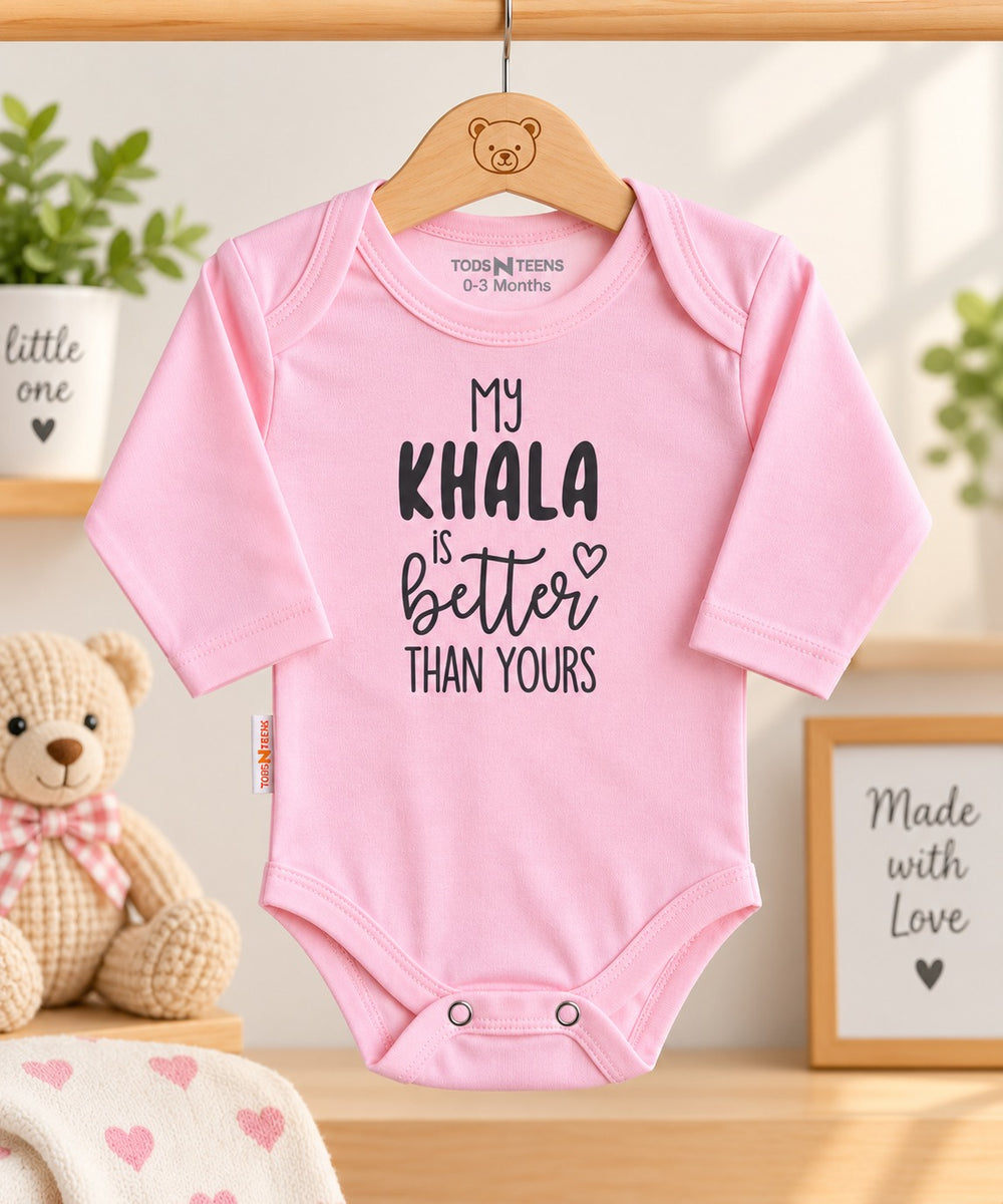 Printed Baby Full Sleeves Bodysuits - 0-12M