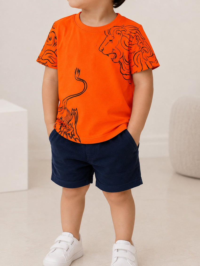 Boys Shirt - Orange
