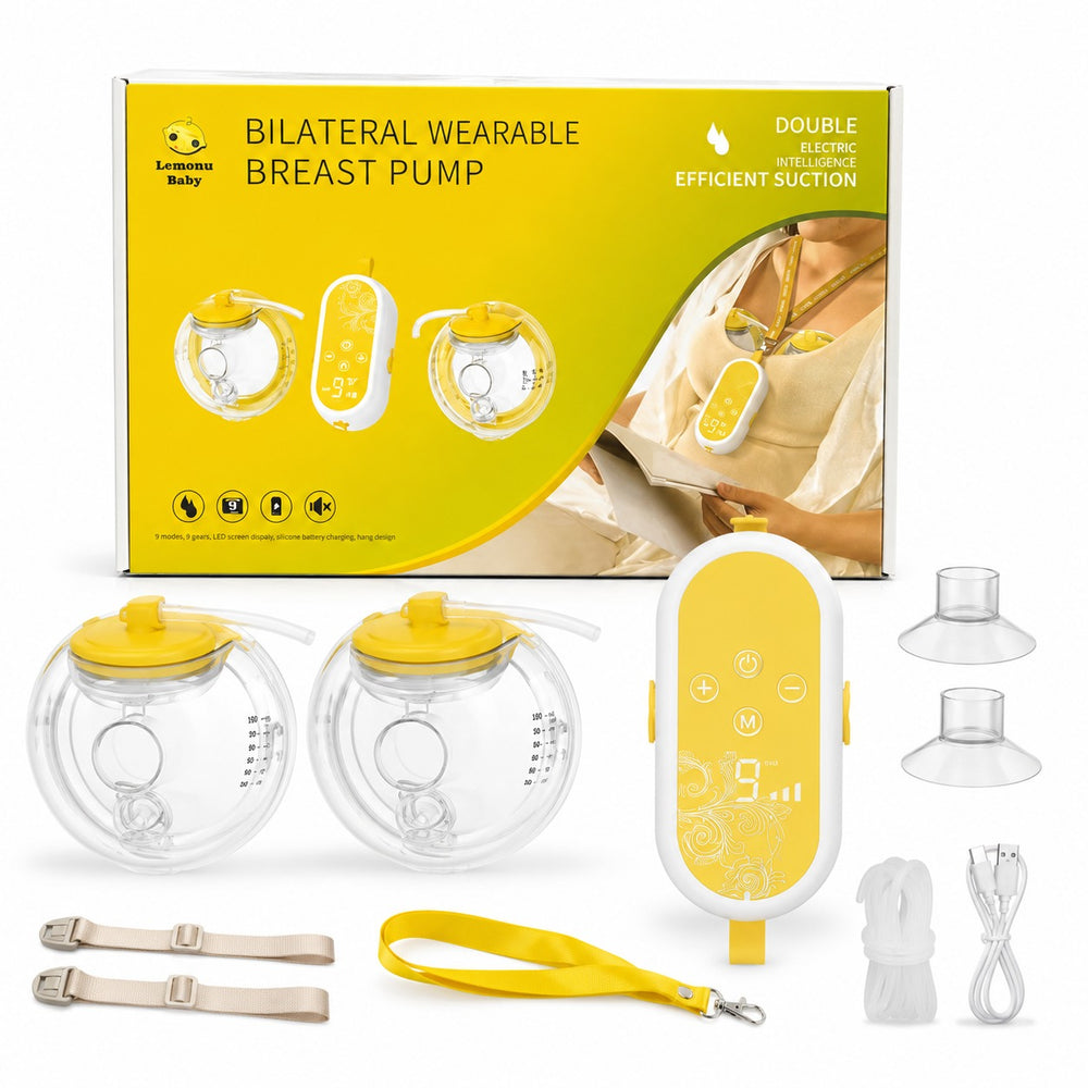 Neck Hanging Double Sides Wearable Breast Pump