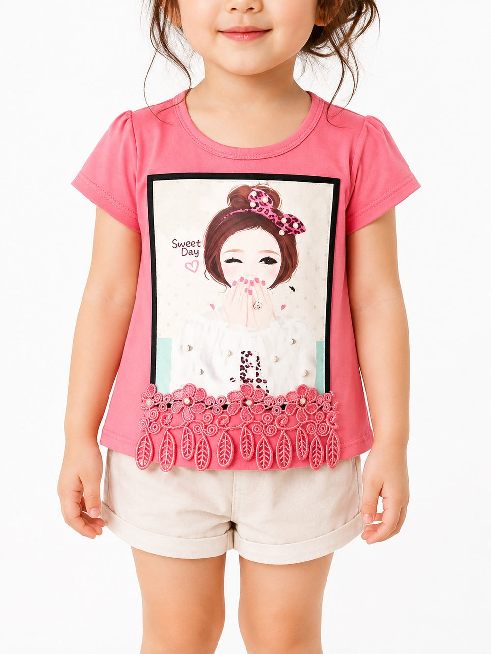 Girls T-Shirt (3-18M) - Pink