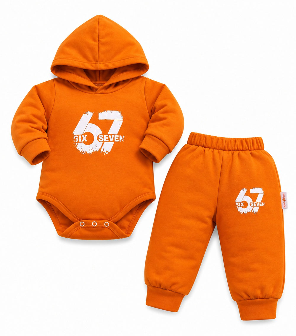 Hooded Bodysuit & Trouser Set (6-36M)