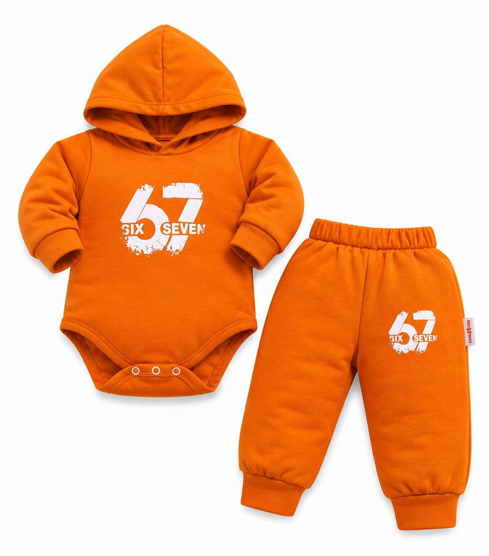 Hooded Bodysuit & Trouser Set (6-36M)