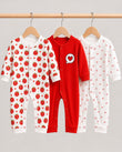 Pack of 3 All-Season Interlock Baby Sleepsuits (0–24 Months) image 4