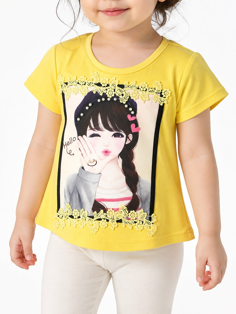 Girls T-Shirt (3-18M) - Yellow