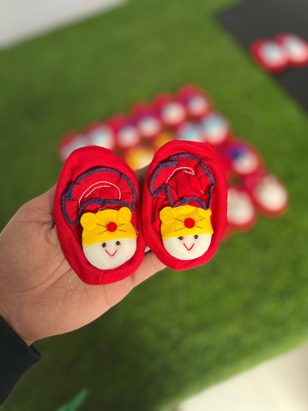 Red Baby Booties