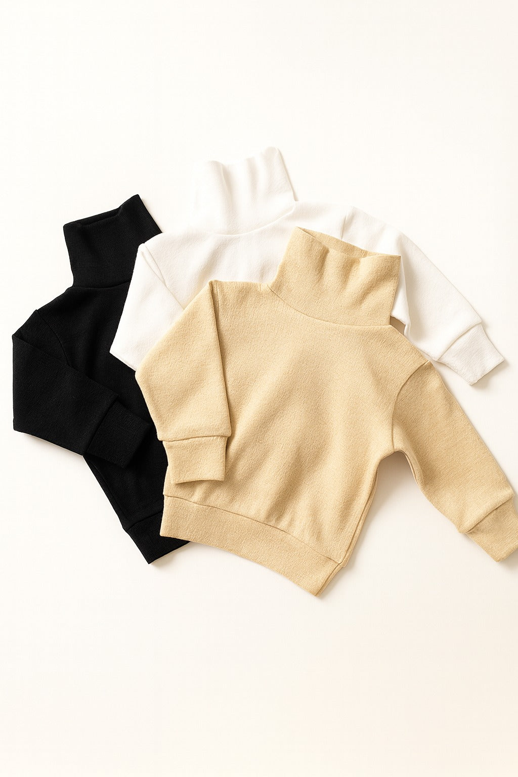 Pack of 3 Baby Turtle Necks (3M-7Y)