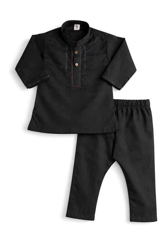 Black Lawn 2 piece set (6M-7Y)
