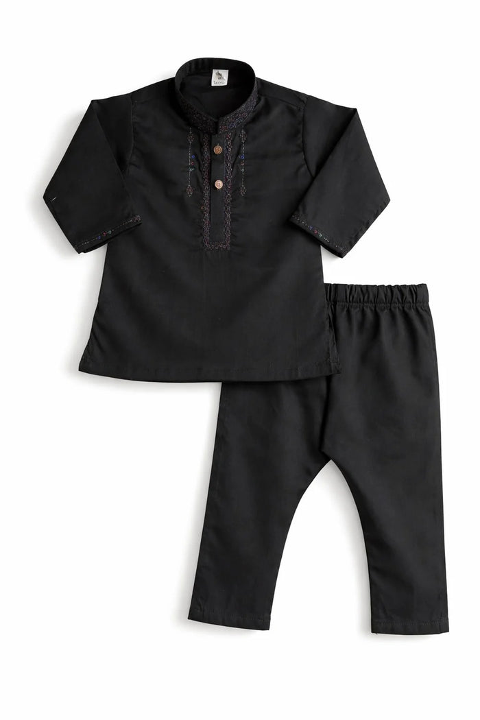Black Lawn 2 piece set (6M-7Y)
