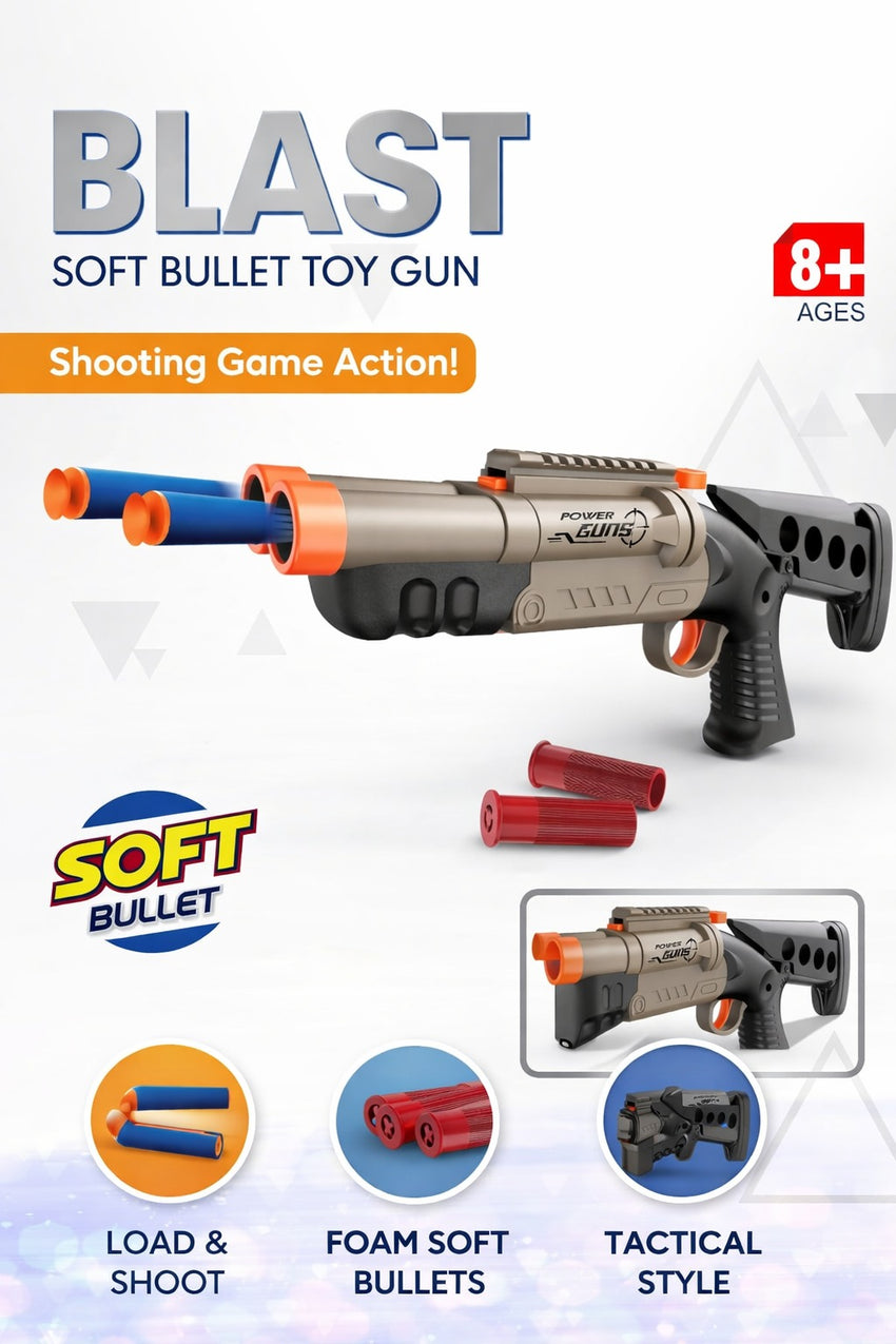 Soft Bullet Blaster Gun - 9944
