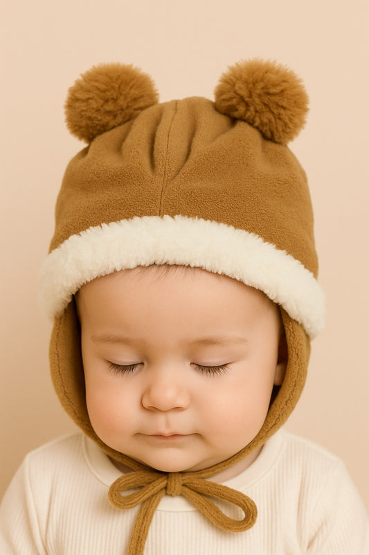 CP238-Furry Baby Winter Caps (1-5Y)