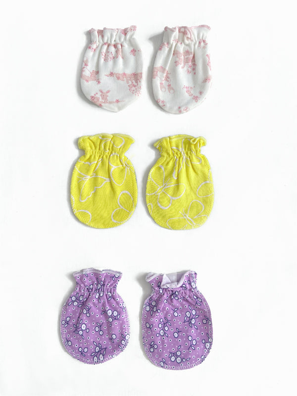 Pack of 3 Baby Mittens