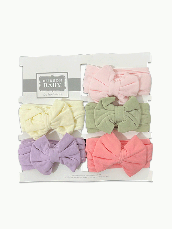 Hudson Baby's 5 Headband Pack