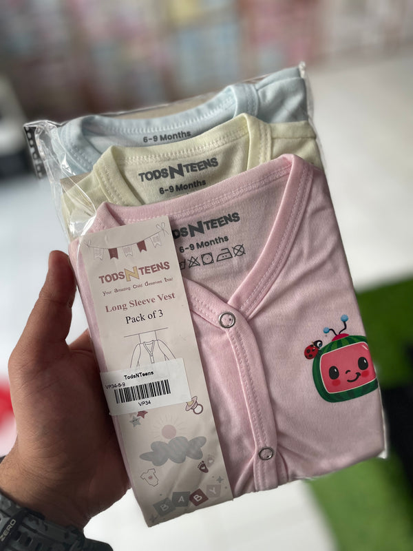 VP34-Pack of 3 Character Vest (0-9M)