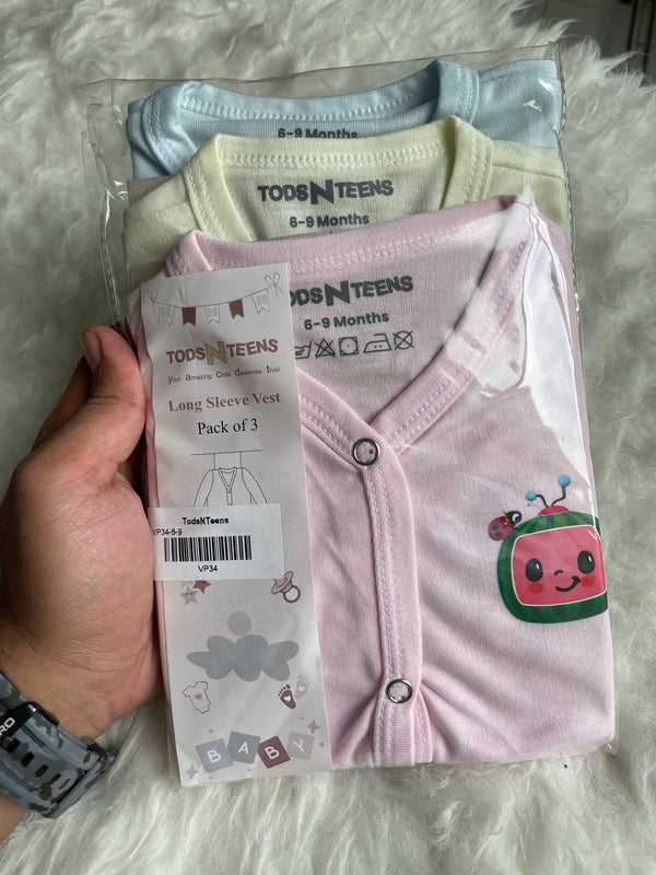 VP34-Pack of 3 Character Vest (0-9M)