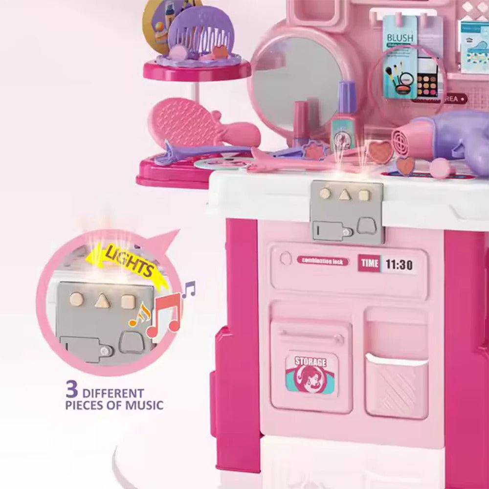 Jewelry Cosmetic Play Set W/ Light & Music - 688-233A