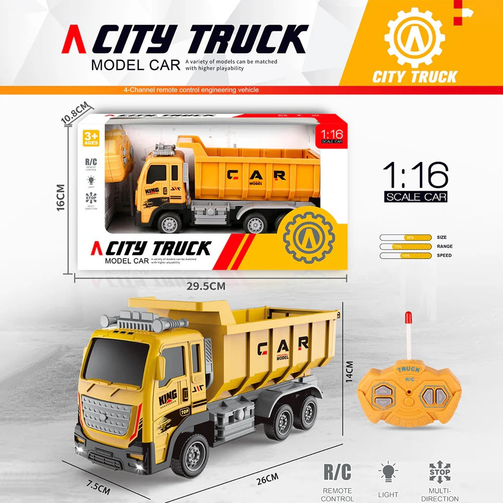 1:16 R/c Truck(4ch)W/Light & Battery & Usb Line-508-11A