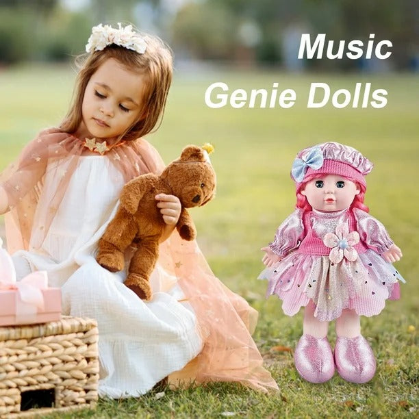13" Soft Doll & Accessories - PINK - DY6008CH