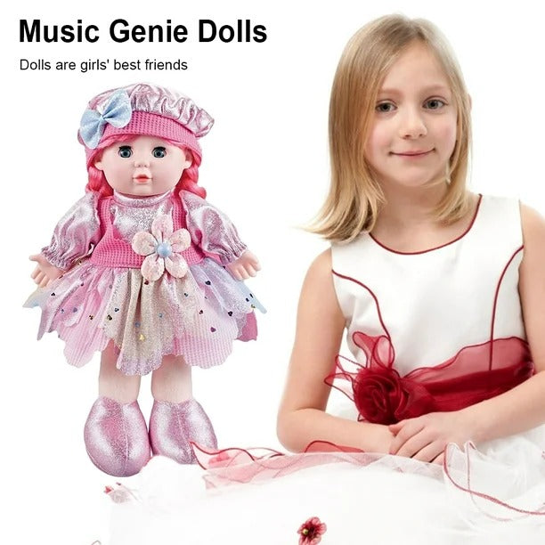 13" Soft Doll & Accessories - PINK - DY6008CH